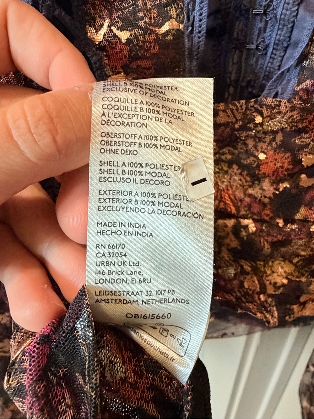 Free People Camille Top | Embroidered, beaded, metallic mesh extravaganza sleeve - Picture 10 of 12